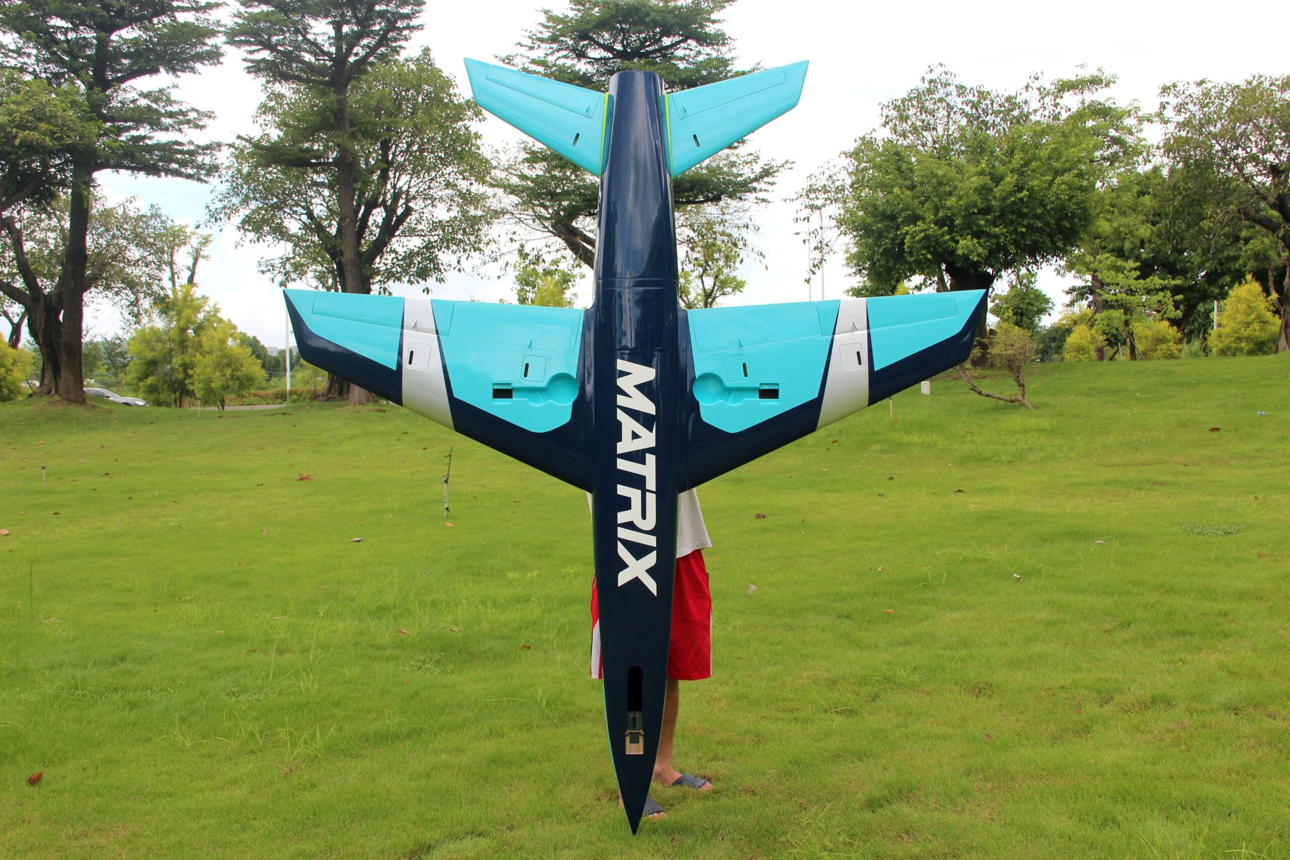 Pilot rc 1.8m Matrix incl retracts 03 green/blue/silver