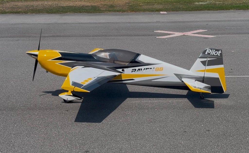 Pilot rc Raven 103" 2.26m 02 yellow/black/silver/white