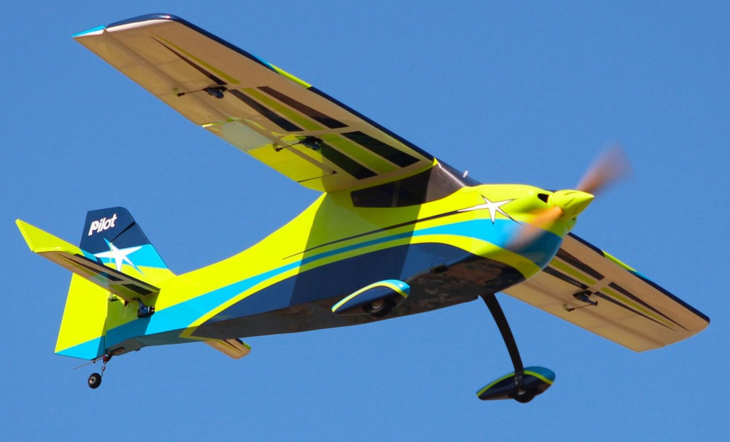 Pilot rc Skywolf V2 04 green/blue 67" 1.70m