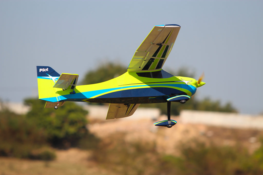 Pilot rc Skywolf V2 04 green/blue 67" 1.70m