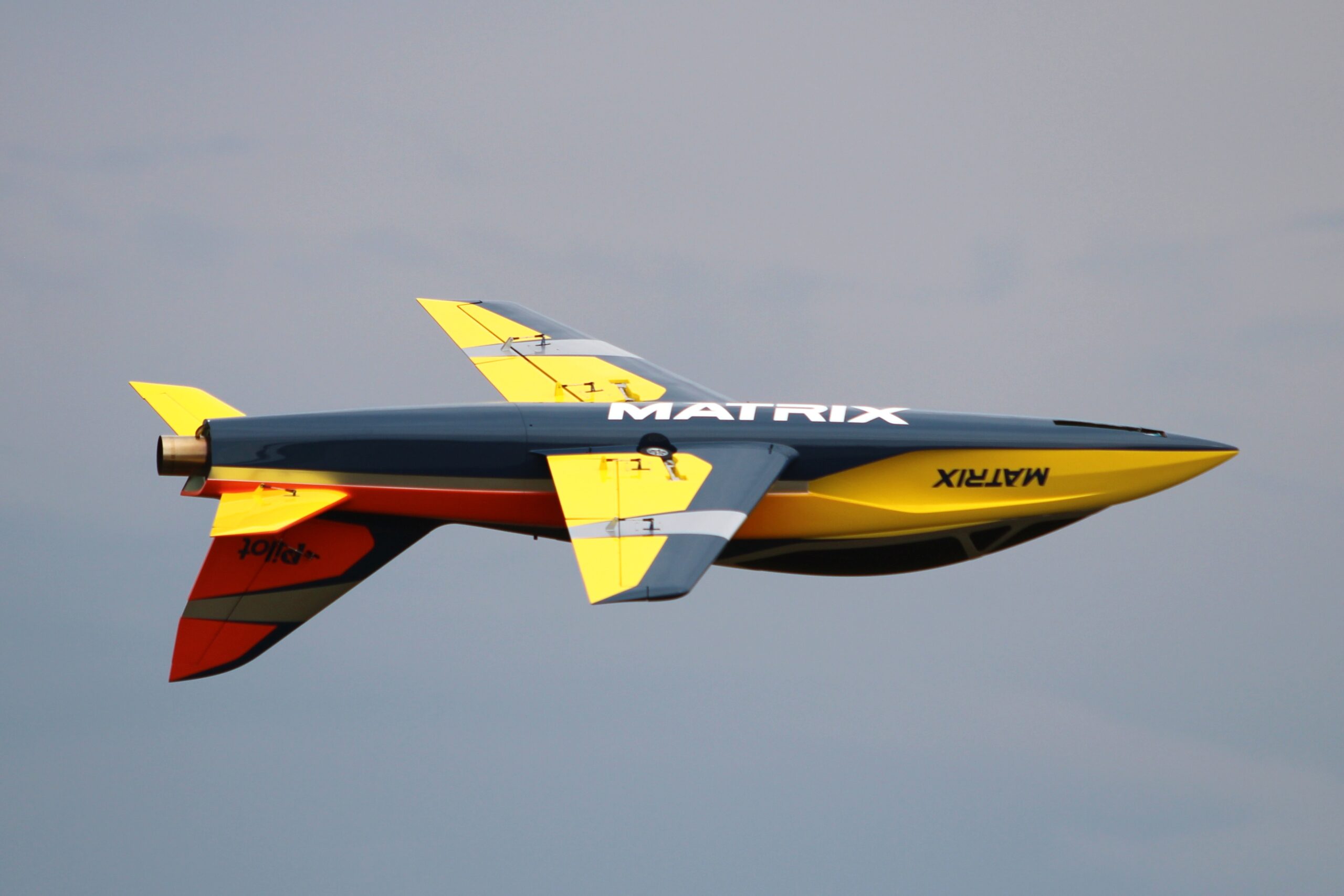 Pilot rc 2.8m Matrix incl retracts 02 orange/yellow/blue