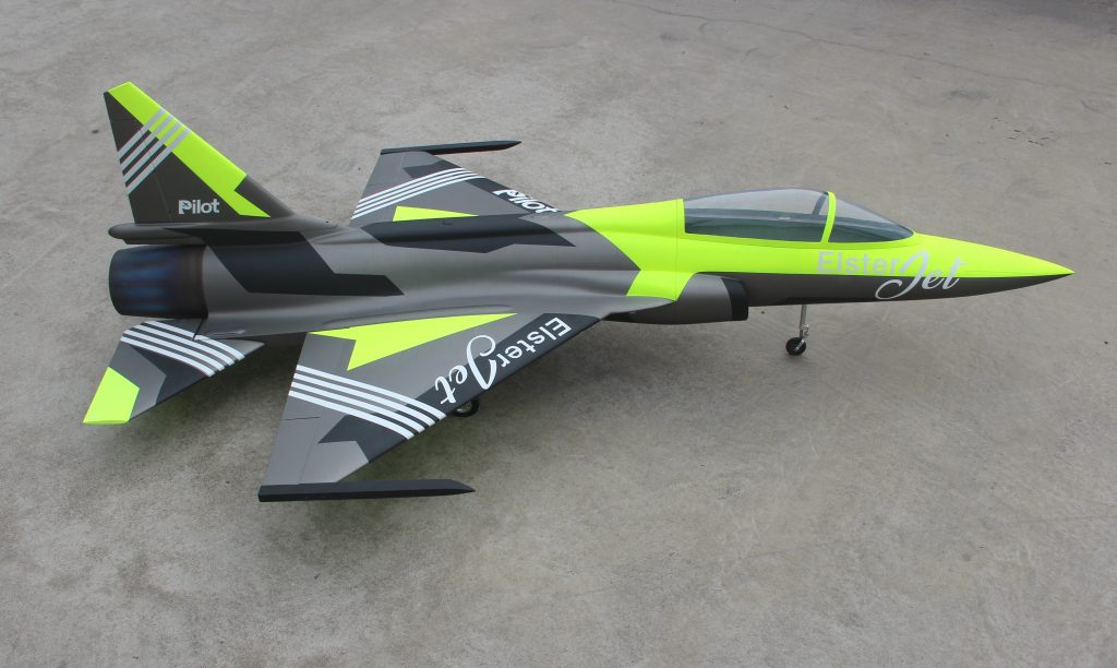 Pilot rc 2.2m FC1 3D 04 Fluorescent Yellow retract version