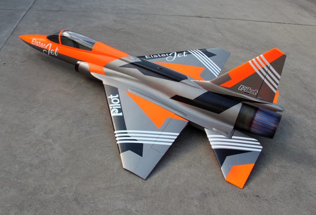 Pilot rc 3m FC1 3D 02 orange retract version