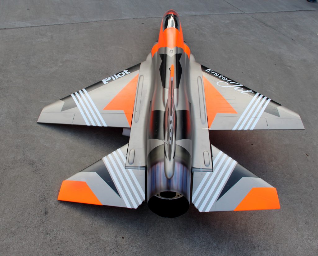 Pilot rc 3m FC1 3D 02 orange retract version