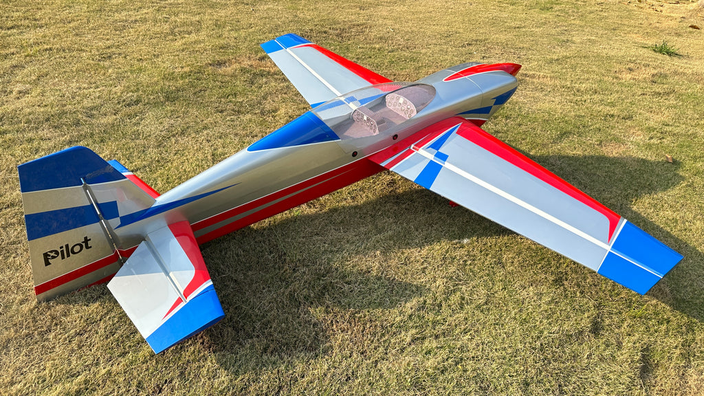 » Pilot rc Extra NG 07 silver/red/blue 78" 1.97m