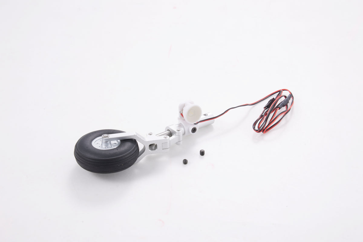 Pilot rc Matrix 90mm EDF struct of front Landing Gear with wheel/LED light
