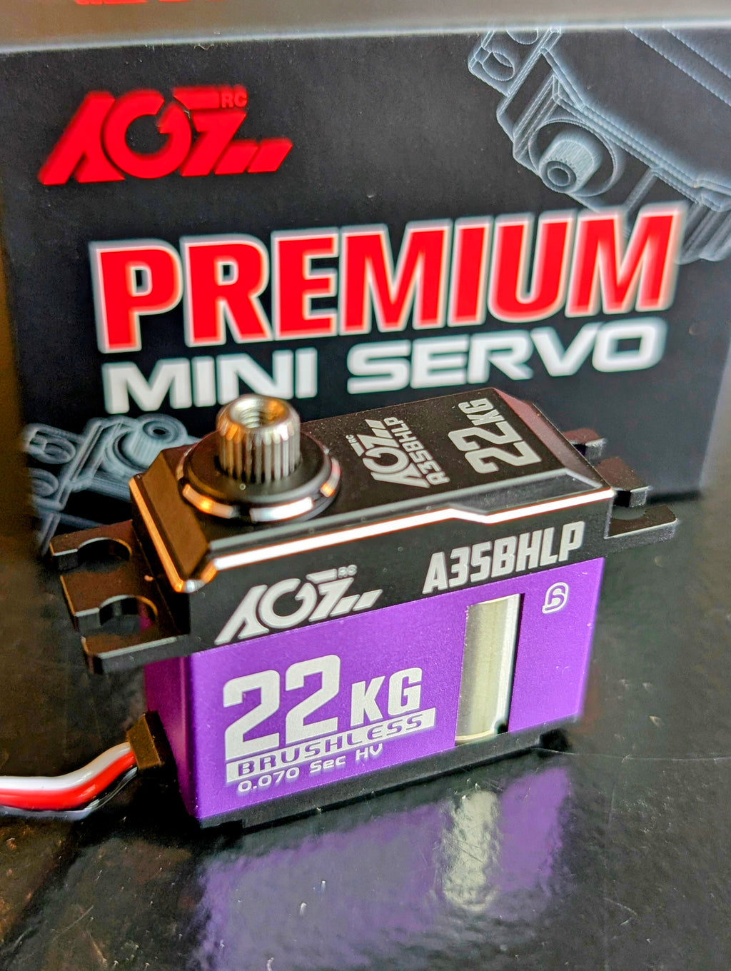 AGF midi servo A35BHLP 22KG steel gear