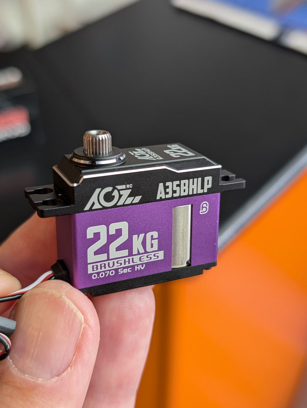 AGF midi servo A35BHLP 22KG steel gear