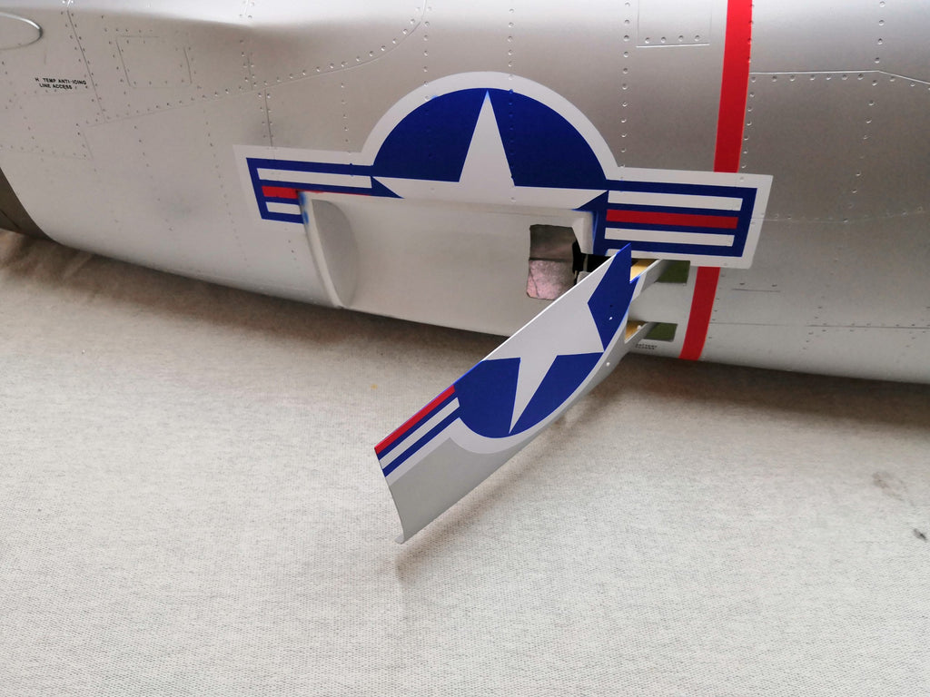 Pilot rc 2.2m F-86D Sabre with tail pipe, UAT, Kevlar fuel tank