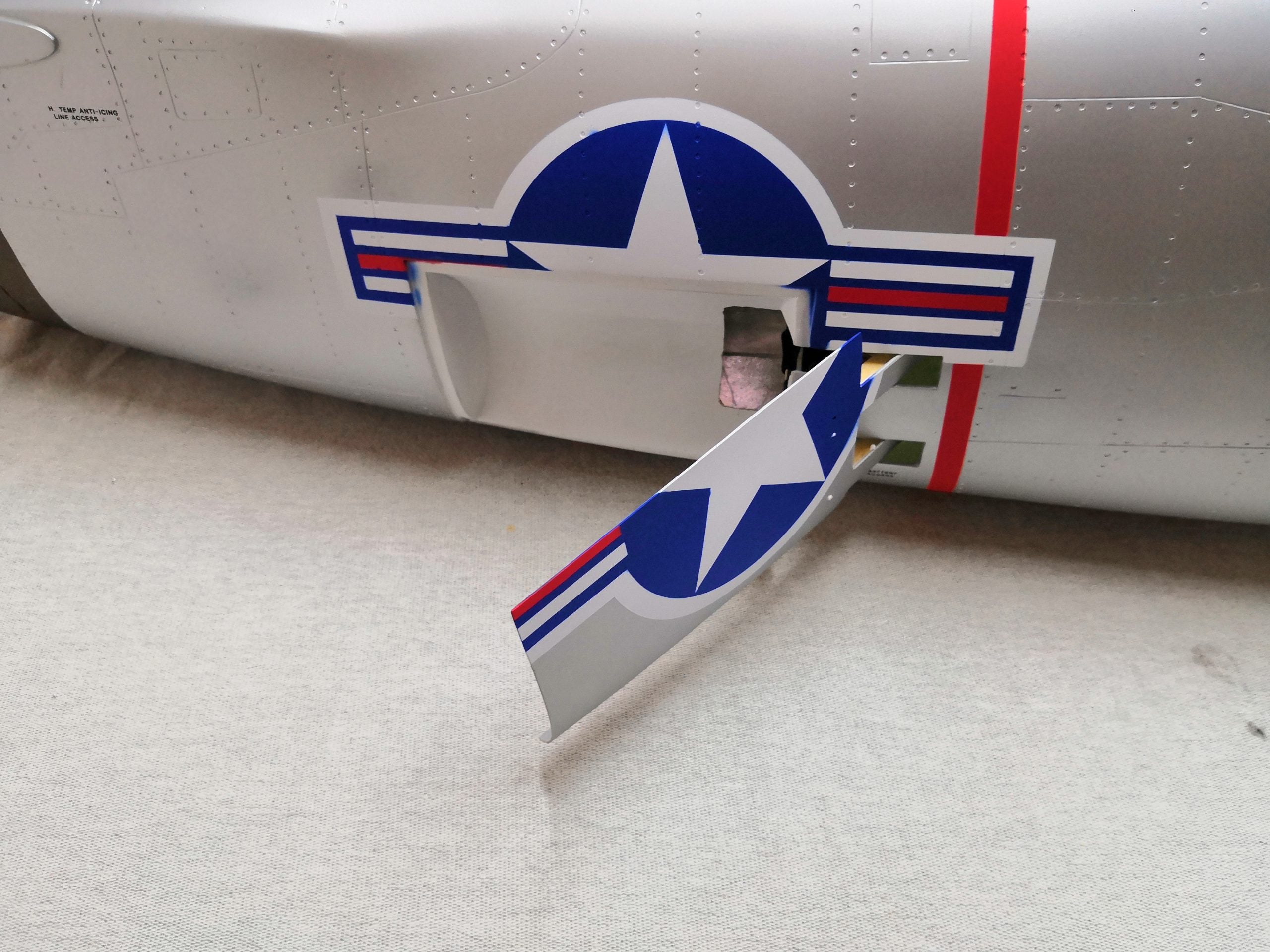 Pilot rc 2.2m F-86D Sabre with tail pipe, UAT, Kevlar fuel tank