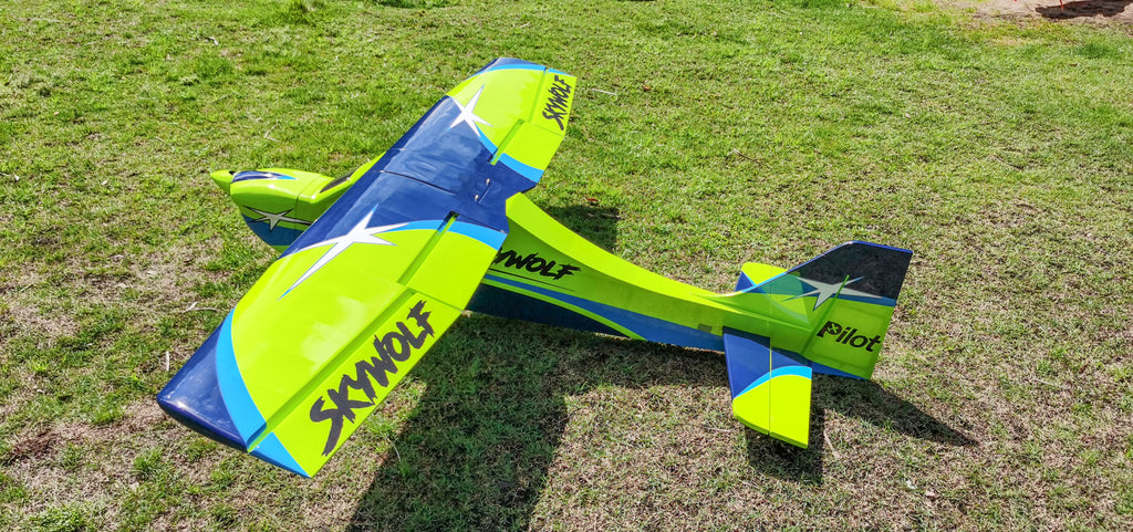 » Pilot rc Skywolf V2 04 green/blue 73" 1.85m