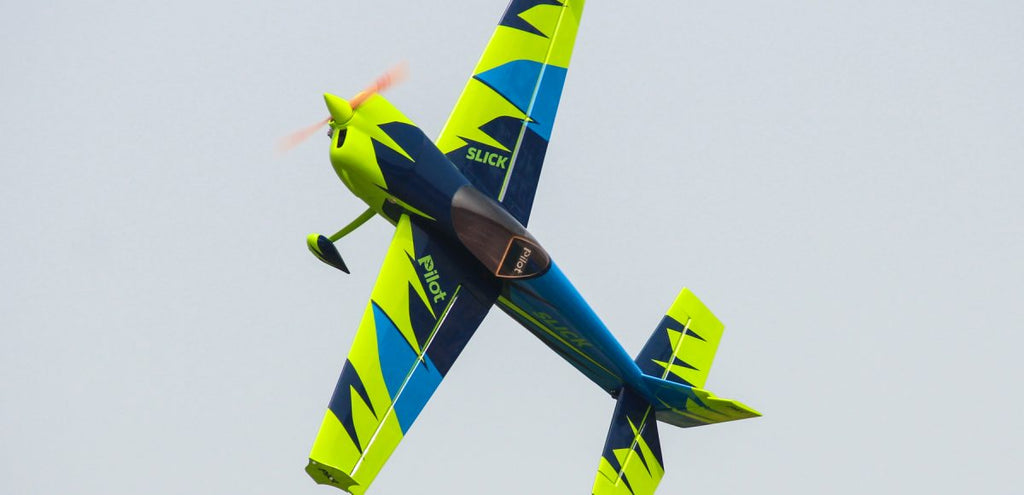 » Pilot rc Slick 360 84" 2,13M 02 green/blue