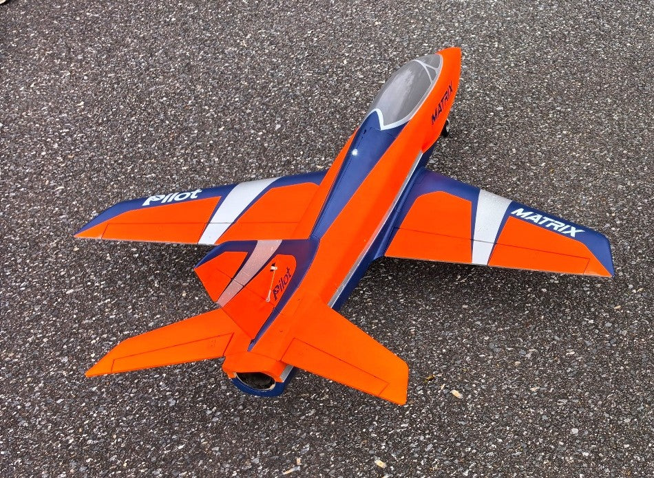 Pilot-RC Foam Matrix EDF 90mm orange/blue