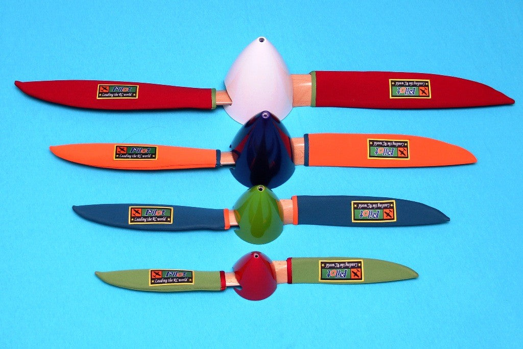 Pilot rc prop cover 100CC blue L set