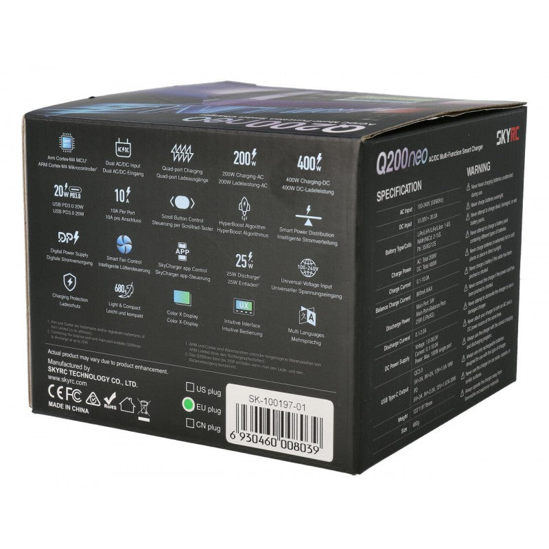 SKYRC Q200 neo Quattro AC/DC Charger max 400W