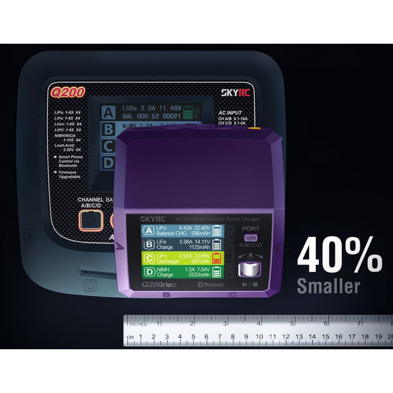 SKYRC Q200 neo Quattro AC/DC Charger max 400W