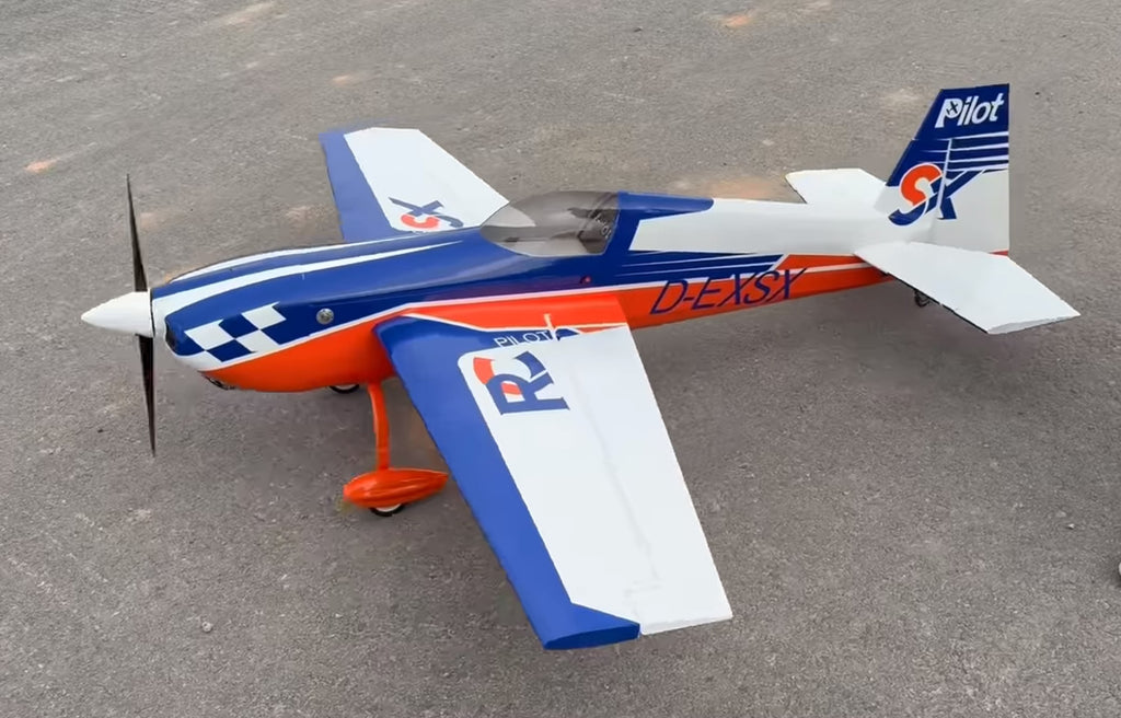 Pilot rc Extra 330SX 02 orange /blue/white 90" 2.29m
