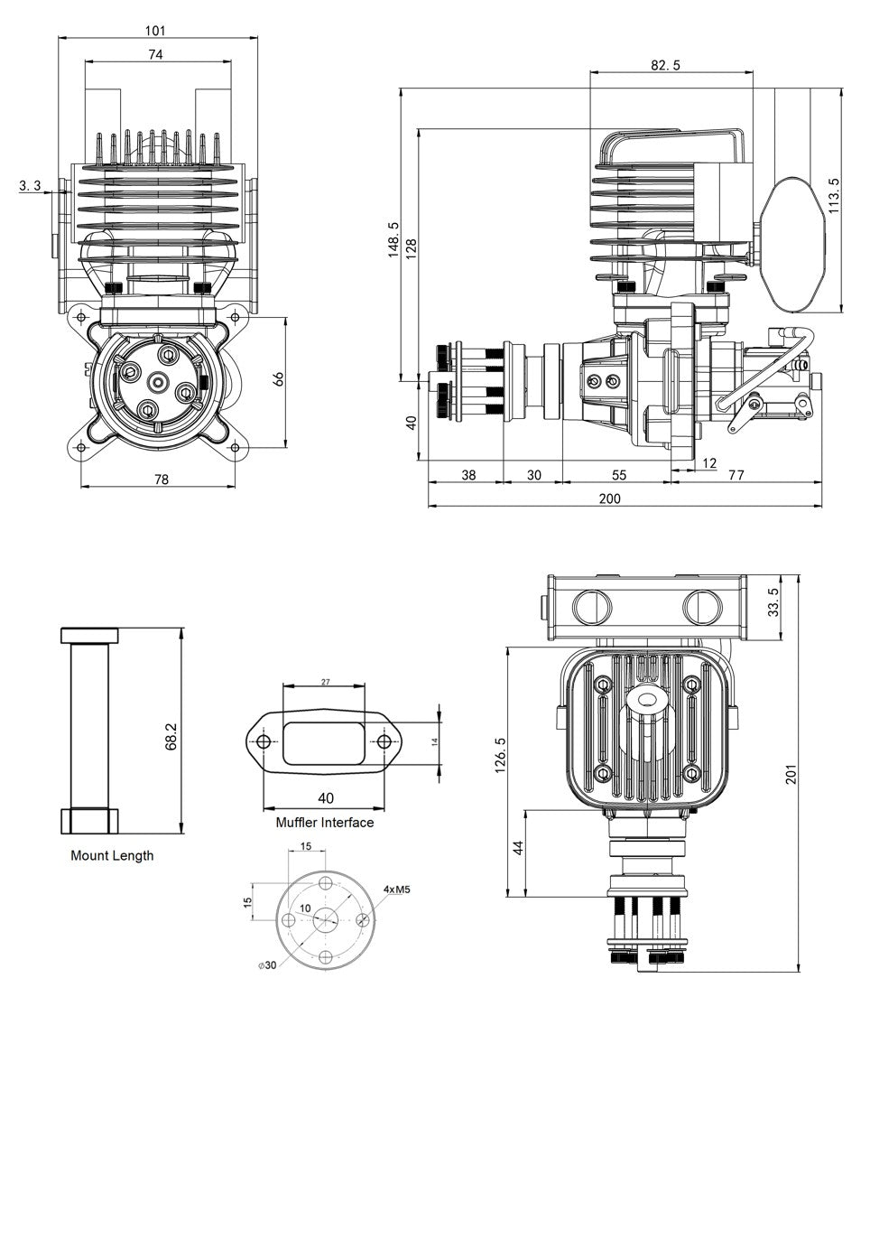 EPHIL X-Serie 60cc-R