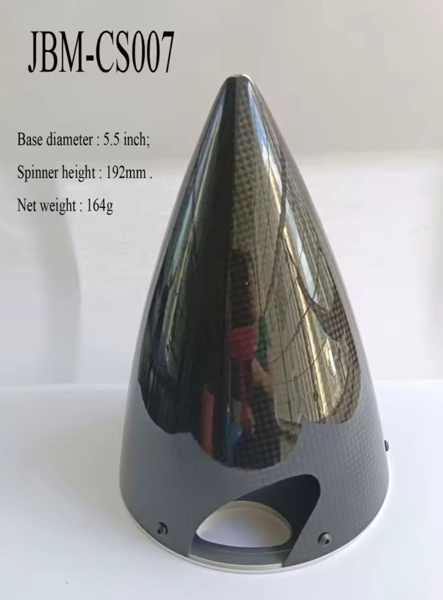 » 5.5" 140mm 2 Blades carbon fiber spinner