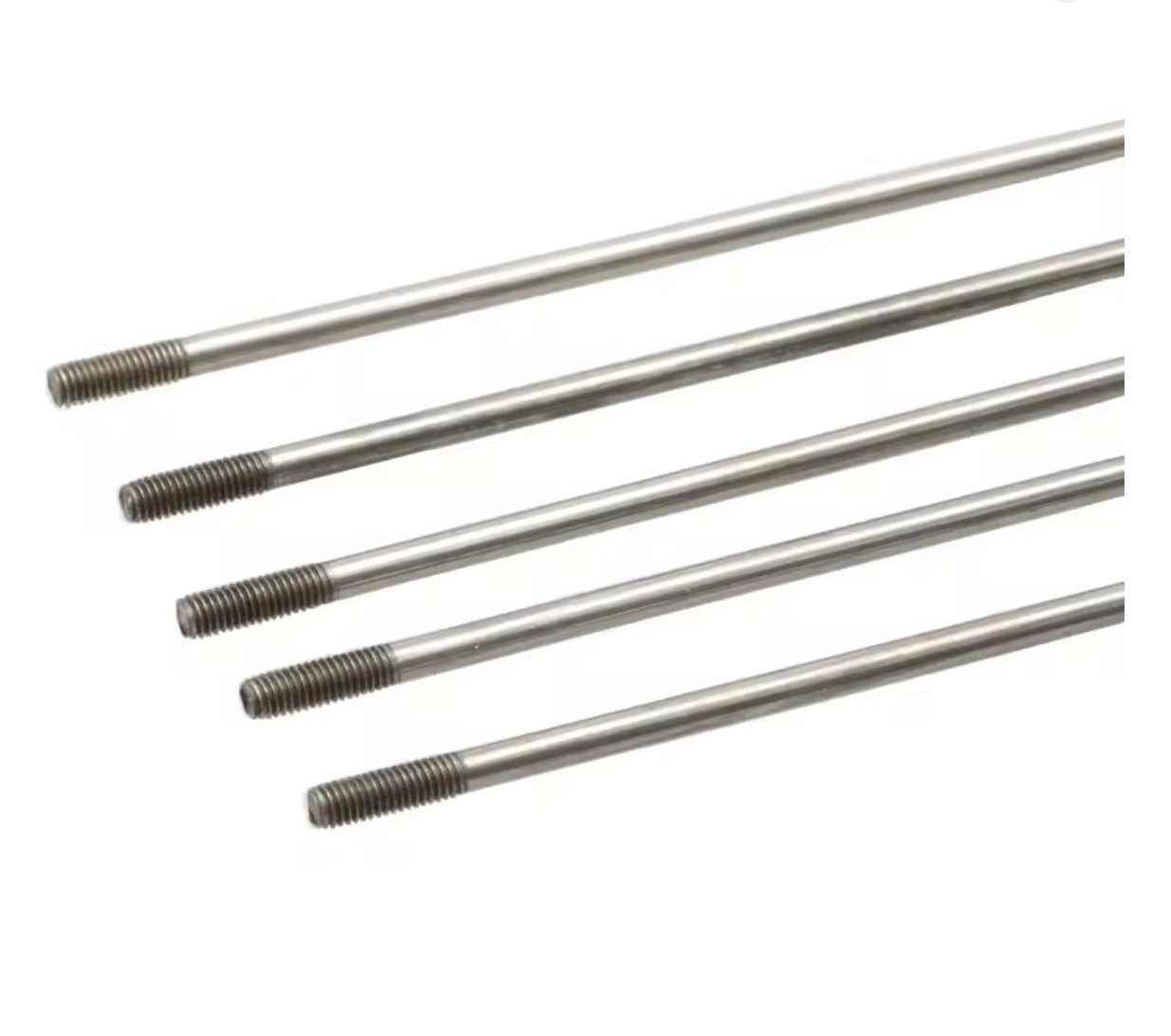 Push rod M2 Ø2.0 x 200mm with partial thread 1 piece