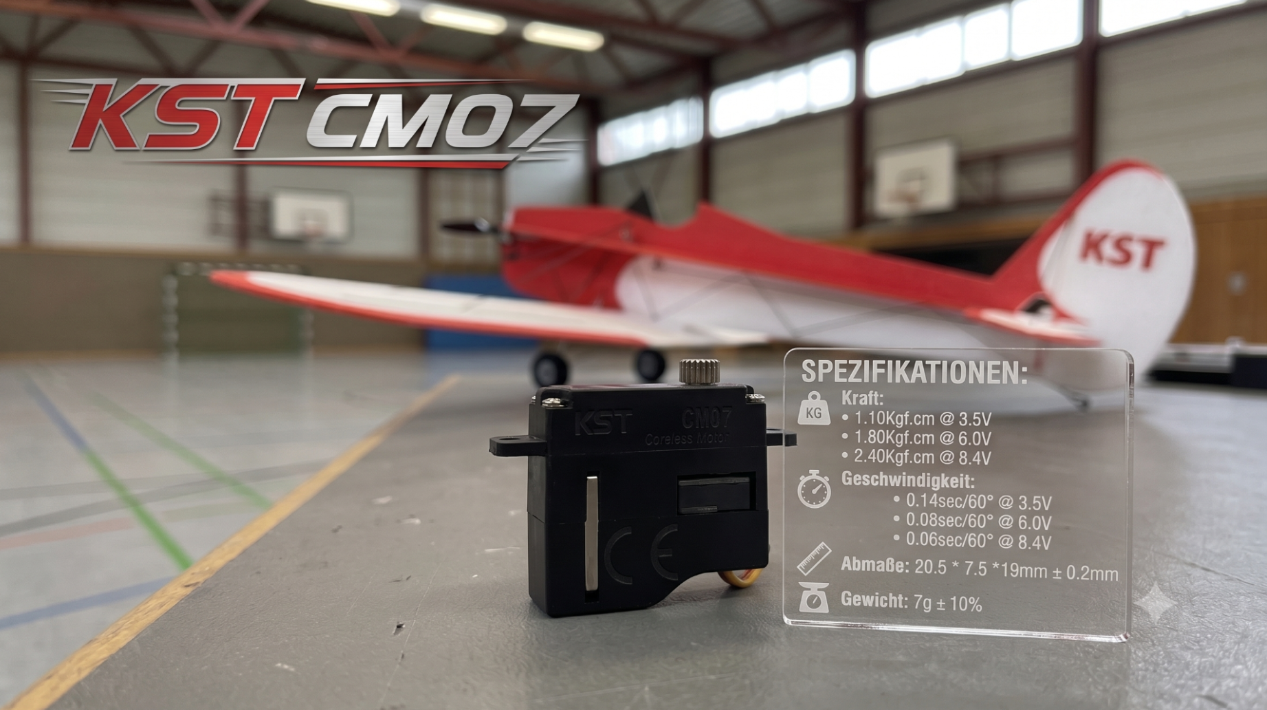 KST CM07 V6.0 2.40Kgf.cm@ 3.5-8.4V
