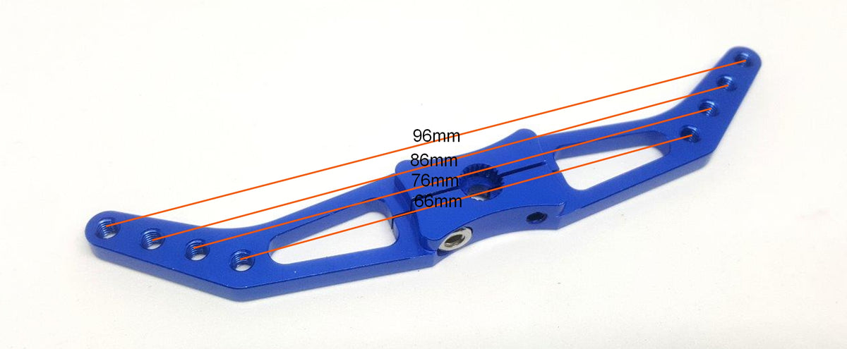 Pilot rc servo arm double Futaba 25T 95mm