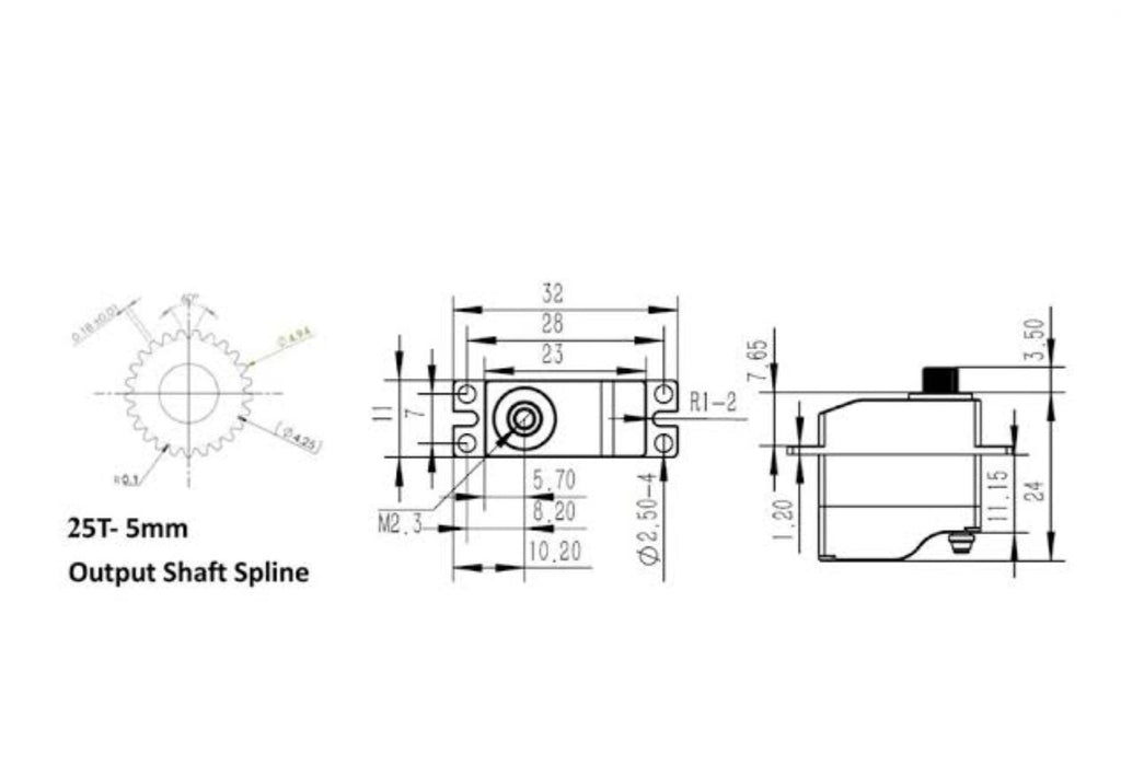 KST CM509MG V6.0 HV Micro Servo – 6.0kgf.cm, 0.08 sec/60°