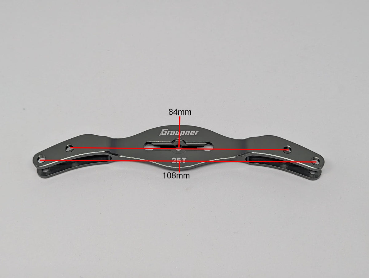 Graupner Servo Arm Alu 25 T 106mm