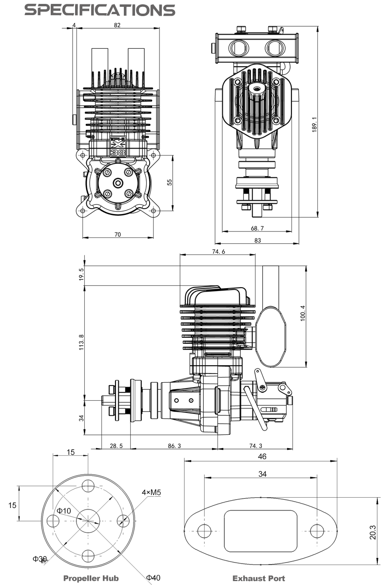 EPHIL X-Series 38cc-R