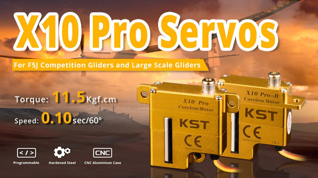 KST X10 Pro A V8.0 11,5kgf.cm@8,4 Volt / Softstart