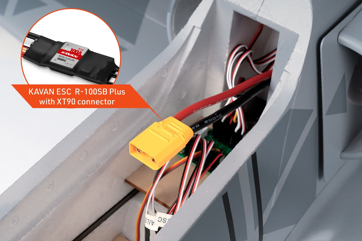 KAVAN L-39 Skyfox 1088mm - grey EDF Jet