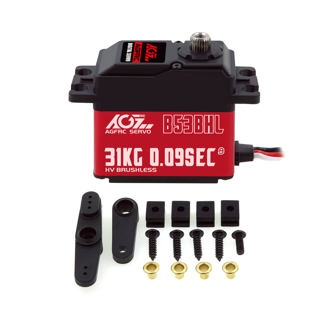 AGF B53BHL V2 0.090Sec/ 31KG-CM Brushless programmable servo