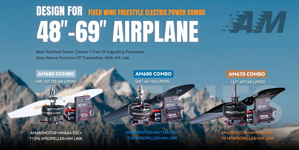 T-Motor AM670 combo 520KV