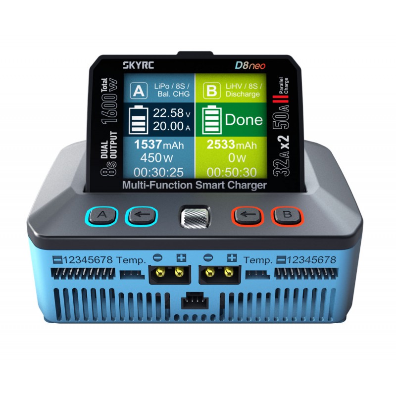 SKYRC D8neo Smart Balance Dual Charger 1600W