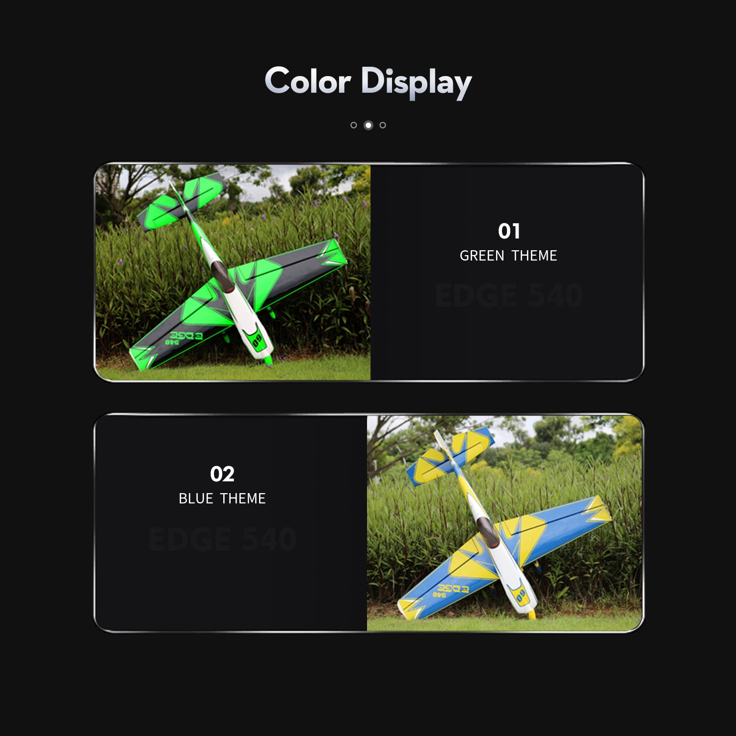 OMP Hobby 60" Edge 540 green Kevlar Reinforced power combo