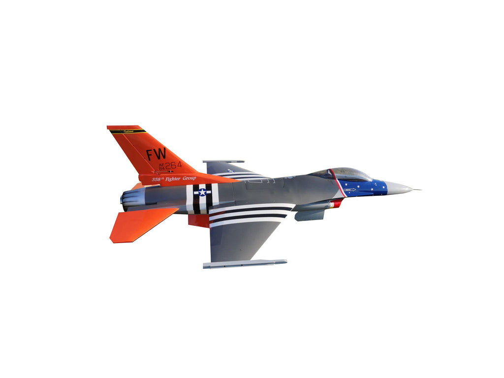 Pilot rc 1/8 F16 1.81m (71.3′′) incl retracts 04