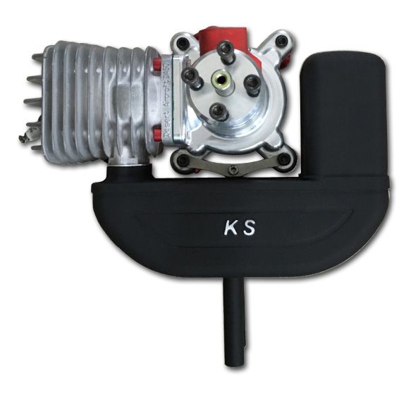 K&S Easy Mount Schalldämpfer - Motor DA 50 / DLE 55