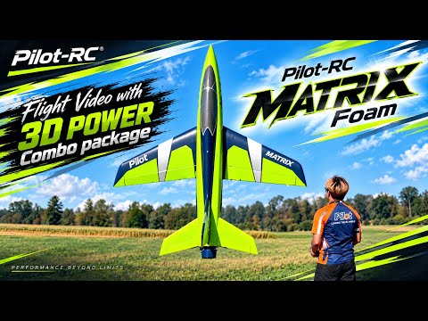 Pilot-RC Foam Matrix EDF 90mm grün/blau