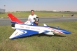 Pilot rc J10-B 2.84m Jet 01 retracts,air trap,tail pipe.