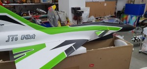 Pilot rc J10-B 2.84m Jet 04 retracts,air trap,tail pipe.