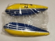 Pair of wheel pants Pilot Laser 73” 06 blue/yellow