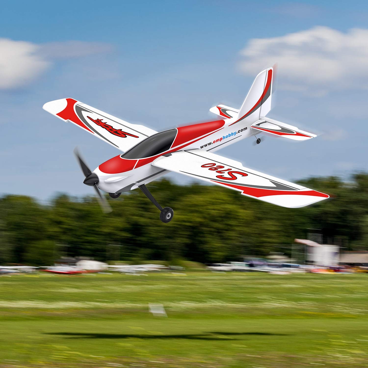 OMPHOBBY S720 RC Plane RTF 6Axis Gyro Stabilizer RC Sport Airplane